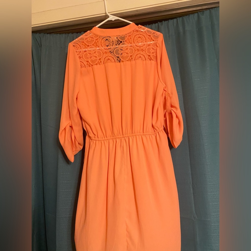 Peach romper